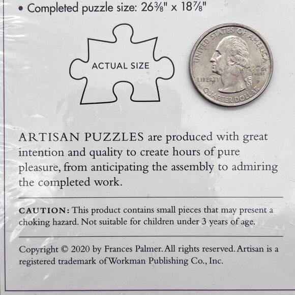 Dahlias Flowers in Pottery Floral 750-Piece Puzzle by Frances Palmer 2020 NEW - Picture 8 of 11